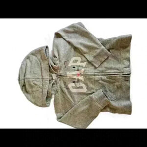 Cute Gray Cat Hoodie for Kids